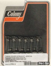 ECLATE I - PIECE N° 33 - VISSERIE DE CARTER DE DISTRIBUTION - BIG TWIN 36/69 - COLONY - SPECIAL 1/4"-20 - PARKERIZED - 9796-12