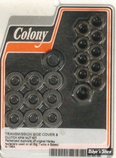 DOC-AB / 15 - VISSERIE DE CACHE LATERAL DE BOITE DE VITESSES - BIGTWIN 36/86 - OEM 7753 / 0117 / 0214 / 7837W - PARKERIZED - COLONY - 9671-20