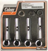 ECLATE H - PIECE N° 04 / 06 - Kit Clips de retenue / Couvres ressort / joints - OEM 17949-40 / 17945-36 / 17947-36 / 17955-36 / 6762B - COLONY - Chrome - 7508-20