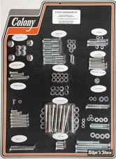 - KIT VISSERIE MOTEUR - SPORTSTER 77/80 - COLONY - Chrome - 8321 CHR