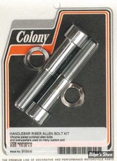 VISSERIE DE RISERS - 1/2-20 X 3" - ALLEN - CHROME - COLONY