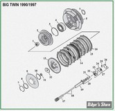 ECLATE C - PIECE N° 00 - ECLATE EMBRAYAGE - BIGTWIN 90/97