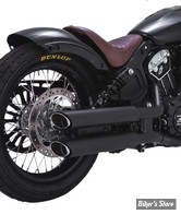 SILENCIEUX - INDIAN SCOUT 15/24 - VANCE & HINES - TWIN SLASH SLIP-ONS 3" - PCX - NOIR - 48323