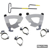 TETE DE FOURCHE - MEMPHIS SHADES - GAUNTLET FAIRING - SPORTSTER 1200X 2016/2022 : KIT DE MONTAGE - POLI - MEK2057