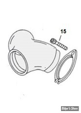 ECLATE G - PIECE N° 15 - VIS DE PIPE D'ADMISSION - BTR 5/16-18 X 3/4 