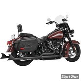 - ECHAPPEMENT - FREEDOM PERFORMANCE - SOFTAIL M8 - SHARKTAIL TRUE-DUALS - LONGUEUR : 39" - NOIR - HD00772