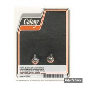 ECLATE N - PIECE N° 33 - VIS DE PURGE DE FOURCHE - OEM 45790-80 - COLONY - BUTTON HEAD / CHROME - 9910-4