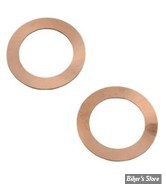 ECLATE H - PIECE N° 07A - RONDELLE DE MANETON - OEM 6506 - FLYWHEEL THRUST WASHERS - TAILLE  : + 0.005" - BRONZE - LA PAIRE