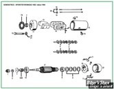  ECLATE N - PIECE N° 00 - PIECES DE GENERATRICE - SPORTSTER 1982 / E1984