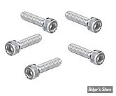 VIS TETE ALLEN / BTR - METRIQUE - M4 x 20MM - CHROME - LES 5 PIECES