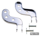 ECLATE J - PIECE N° 43 - KIT DE MONTAGE REPOSES PIEDS PASSAGER - BIGTWIN 36/64 - OEM 52674-41 / 52676-41 - CHROME