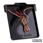 GERMANY - SUPPORT DE PLAQUE D'IMMATRICULATION - DMP - MODÈLE 3.0 -  3-1 LICENSE PLATE FRAME - ECLAIRAGE LED 3 FONCTIONS - FORMAT : 200 X 180 MM - NOIR BRILLANT