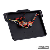 NETHERLANDS / BELGIUM - SUPPORT DE PLAQUE D'IMMATRICULATION - DMP - MODÈLE 3.0 -  3-1 LICENSE PLATE FRAME - ECLAIRAGE LED 3 FONCTIONS - FORMAT : 210 X 143 MM - NOIR MAT