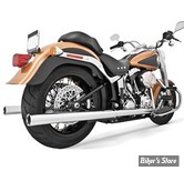 - ECHAPPEMENT - FREEDOM PERFORMANCE - SOFTAIL 86/06 - 2.5" STRAIGHTS FULL SYSTEM BLUE-PROOF - LONGUEUR  33" - CHROME / CHROME - HD00084