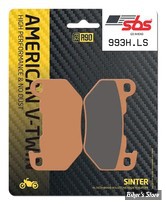 - PLAQUETTES ARRIERE - SPORTSTER RH - OEM 41300267 - SBS - METALLIQUE - 993H.LS