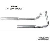 - ECHAPPEMENT PANHEAD 48/64 - SHOTGUN TAPERED - 38" - 1 3/4" - CHROME - 721DTM