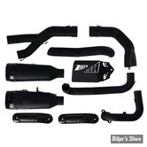  ECHAPPEMENT - NIGHSTSTER RH975 / RH975S 2022UP - ZARD  - ZARD, 2-2 EXHAUST FULL KIT. BLACK STEEL - INOX / NOIR - ZHD024S00SAO