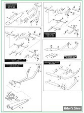     ECLATE WL - PIECE N° 00 - ECLATE DES PIECES D'ECHAPPEMENT DES SHOVELHEAD FX1970/1984