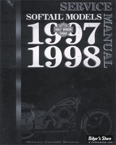 MANUEL D'ENTRETIEN / SERVICE MANUAL - SOFTAIL 1997/1998 - OEM 99482-98 - EN ANGLAIS