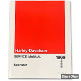 MANUEL D'ENTRETIEN / SERVICE MANUAL - SPORTSTER 1959/1969 - OEM 99484-69 - XLH Service and Parts Manual