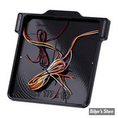 ITALY - SUPPORT DE PLAQUE D'IMMATRICULATION - DMP - MODÈLE 3.0 -  3-1 LICENSE PLATE FRAME - ECLAIRAGE LED 3 FONCTIONS - FORMAT : 177 X 177 MM - NOIR BRILLANT