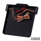 ITALY - SUPPORT DE PLAQUE D'IMMATRICULATION - DMP - MODÈLE 3.0 -  3-1 LICENSE PLATE FRAME - ECLAIRAGE LED 3 FONCTIONS - FORMAT : 177 X 177 MM - NOIR MAT