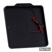 ITALY - SUPPORT DE PLAQUE D'IMMATRICULATION - DMP - MODÈLE 5.0 - LICENSE PLATE FRAME - FORMAT : 177 X 177 MM - NOIR MAT