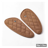 GRIPS DE GENOUX - TRIP MACHINE - CUIR - DIAMOND - MARRON