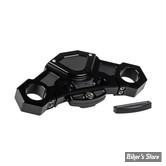 ECLATE N - PIECE N° 66 - TES DE FOURCHE SUPERIEUR - VITY'S DESIGN - RACING DESIGN - TOURING 17/24 - NOIR ANODISÉ - AVEC SERRURE - TTCB024WL