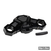ECLATE N - PIECE N° 66 - TES DE FOURCHE SUPERIEUR - VITY'S DESIGN - RACING DESIGN - TOURING 17/24 - NOIR ANODISE - SANS SERRURE 