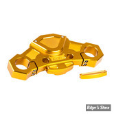 ECLATE N - PIECE N° 66 - TES DE FOURCHE SUPERIEUR - VITY'S DESIGN - RACING DESIGN - TOURING 17/24 - GOLD - SANS SERRURE 