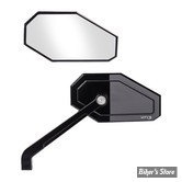 - RETRO CUSTOM - VITY'S DESIGN - Massive Mirror - CÔTÉ : GAUCHE - ANODISE NOIR 