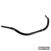 - GUIDON 32mm SUR RISERS 25.40MM / GUIDON BEACH BAR - 1 1/4" - BURLY BRAND - 1-1/4" Beach Bar handlebar - NOIR BRILLANT - B12-3504B