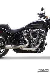 - ECHAPPEMENT - TWO BROTHERS RACING - SOFTAIL M8 FLFB / FXBR / FXDR - COMP-S 2/1 - ACIER INOX / EMBOUT : CARBONE - 005-4980199- 753184