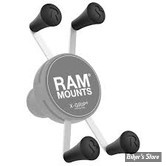 X - PIÈCE DÉTACHÉES - RAM MOUNTS - CAPUCHONS DE RECHANGE X-GRIP - NOIR - RAP-UN-CAP-4