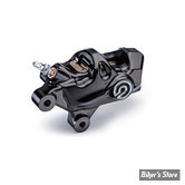 ETRIER AVANT  BREMBO - 4-PISTON BRAKE CALIPERS - 484 CUSTOM BOLT-ON CALIPER -  COTE GAUCHE - NOIR ANODISÉ / CONTRAST CUT