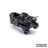 ETRIER AVANT  BREMBO - 4-PISTON BRAKE CALIPERS - 484 CUSTOM BOLT-ON CALIPER - COTE DROIT - NOIR ANODISÉ / CONTRAST CUT