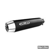 - SILENCIEUX - MILLER - Indian Chief Dark Horse 21UP - OMAHA - EURO 5 - EMBOUT : TAPERED : POLI  / CORPS : NOIR MAT - IN-CHF-DH-X45.10