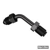- RACCORD DE CONNECTION : AN3 > 3/8"-24 UNF - GOODRIDGE - 60° - NOIR CARBON STEEL - 690-03ZBK