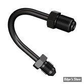 - RACCORD DE CONNECTION : AN3 > 3/8"-24 UNF - GOODRIDGE - 150° - NOIR CARBON STEEL - 6150-03