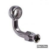 Banjo a sertir 11mm / 7/16"- 90° - INOX POLI 
