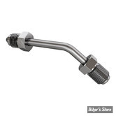 - RACCORD DE CONNECTION : AN3 > 3/8"-24 UNF - GOODRIDGE - 45° - INOX - 646-03C