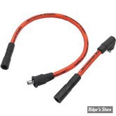 FILS DE BOUGIES - SCREAMIN EAGLE - SPORTSTER 86/03 - 10MM PHAT SPARK PLUG WIRES - ORANGE