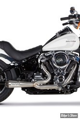 - ECHAPPEMENT - TWO BROTHERS RACING - SOFTAIL M8 FLFB / FXBR / FXDR - COMP-S 2/1 - ACIER INOX POLI / EMBOUT : CARBONE - 005-4980199-P- 753186