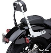 KIT SISSY BAR DETACHABLE - SOFTAIL FLHC / FLHCS 18UP - COBRA - CHROME - HAUTEUR : 11" - PROFILE : CARRE  - 602-2030