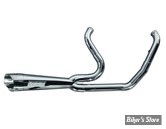 - ECHAPPEMENT - TWO BROTHERS RACING - SOFTAIL M8 FLFB / FXBR / FXDR - SHORTY TURN OUT 2 EN 1 - POLI - 005-5140199-P- 753210