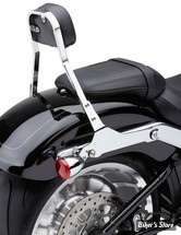 KIT SISSY BAR DETACHABLE - SOFTAIL FLFB / FLFBS / FXBR / FXBRS 18UP - COBRA - CHROME - HAUTEUR : 11" - PROFILE : CARRE  - 602-2027