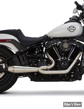 - ECHAPPEMENT - TWO BROTHERS RACING - SOFTAIL M8 FLSB / FLHC - COMP-S 2/1 GEN II - ACIER INOX - 005-4970199-SG- 753194