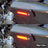 - ECLAIRAGE DE FERMETURES DE SACOCHES - CUSTOM DYNAMICS - DUAL COLOR SADDLEBAG LED LATCH LIGHTZ™ - FLHR / FLHX / FLTR / FLHT - CABOCHON : ROUGE - CD-LATCH-DC4-R