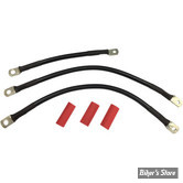 KIT CABLES DE BATTERIE - TOURING 93/08 - OEM 00000-00 -  DRAG SPECIALTIES - E25-0091B-T1